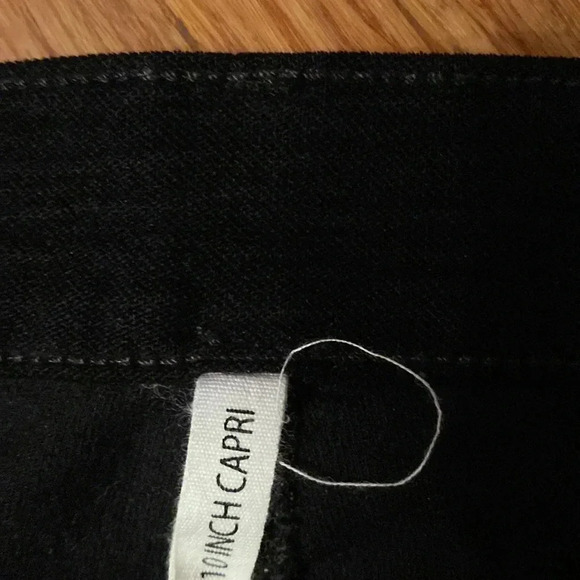 Rag & Bone women’s 10 in Capri - black velvet - size 26 - skinny - Picture 3 of 9